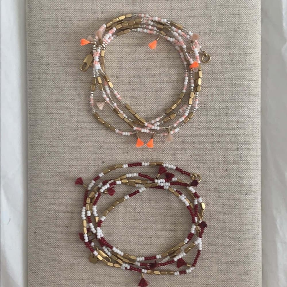 India Hicks- pink sands wraps/necklace